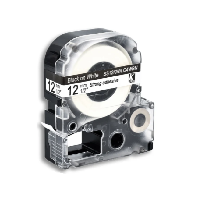Epson Tape – LK4WBN Black on White