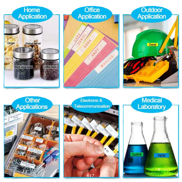 Epson Tape – LK6YBW Black on Yellow