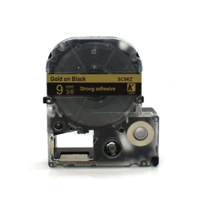 Epson LK-3KZ Gold on Black